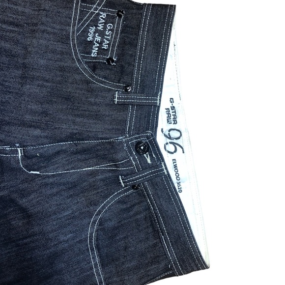 Vintage 1996 G-star Raw Elwood 5620 jeans high waisted size 30 - Picture 4 of 4